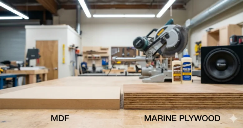 MDF or Marine Plywood: Which is the Best Wood for Speaker Boxes