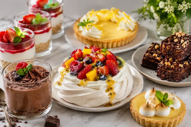 Cover 5 recipes desserts