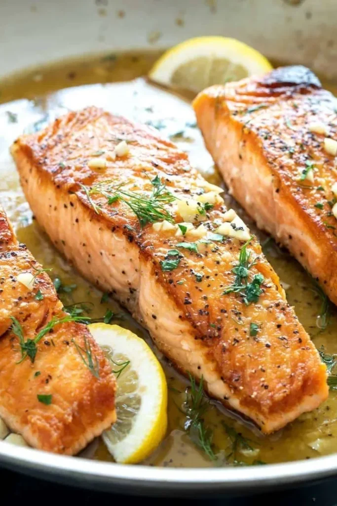 Slow-Roasted Salmon with Lemon-Dill Sauce