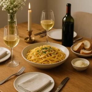 Luxury Pasta Dinner Menu for Hosting Friends Without Hiring a Chef